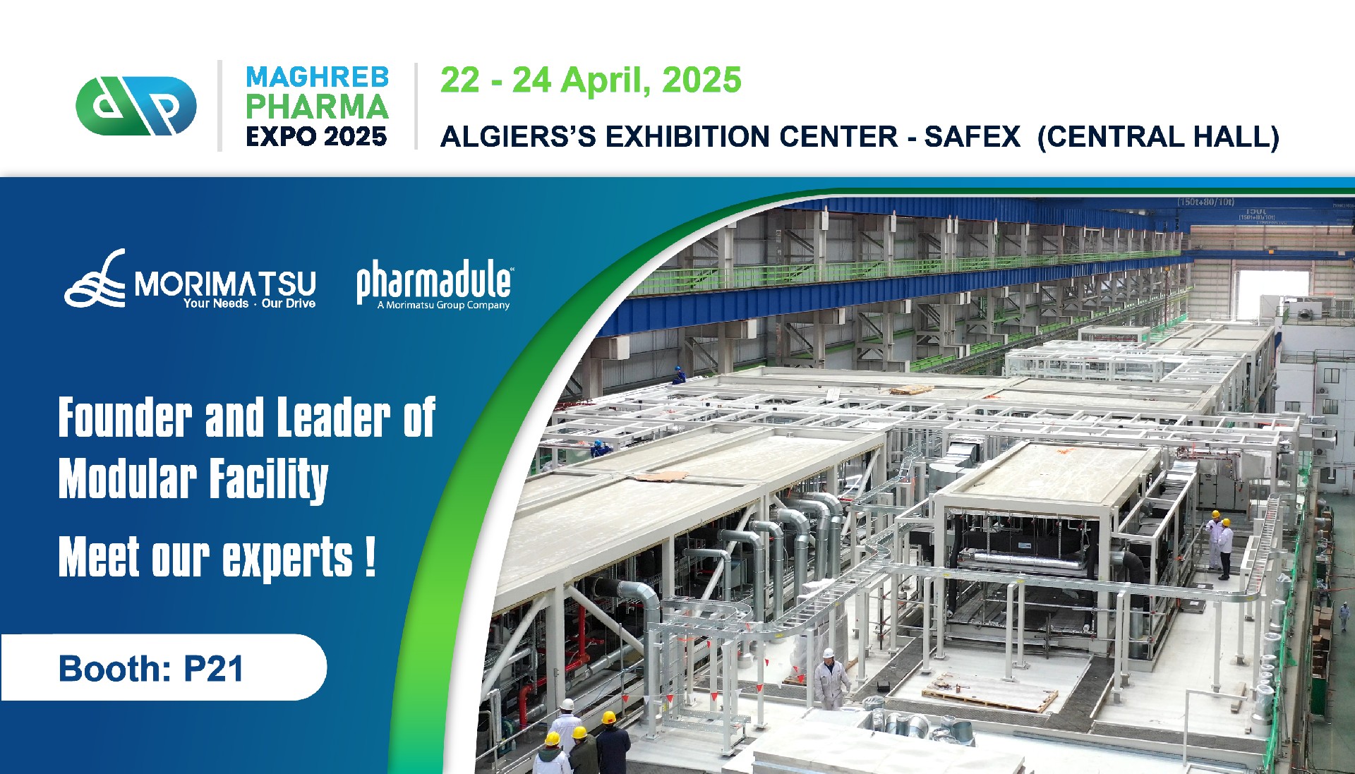 Invitation Letter | Pharmadule Morimatsu Invites You to Join Us at MAGHREB PHARMA EXPO 2025