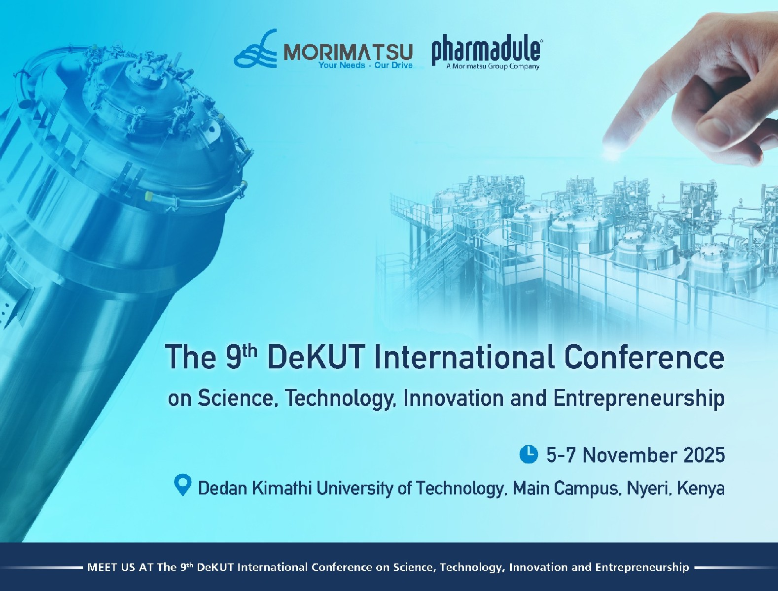 Invitation Letter | Pharmadule Morimatsu Invites You to Join Us at the 9th DeKUT International Conference