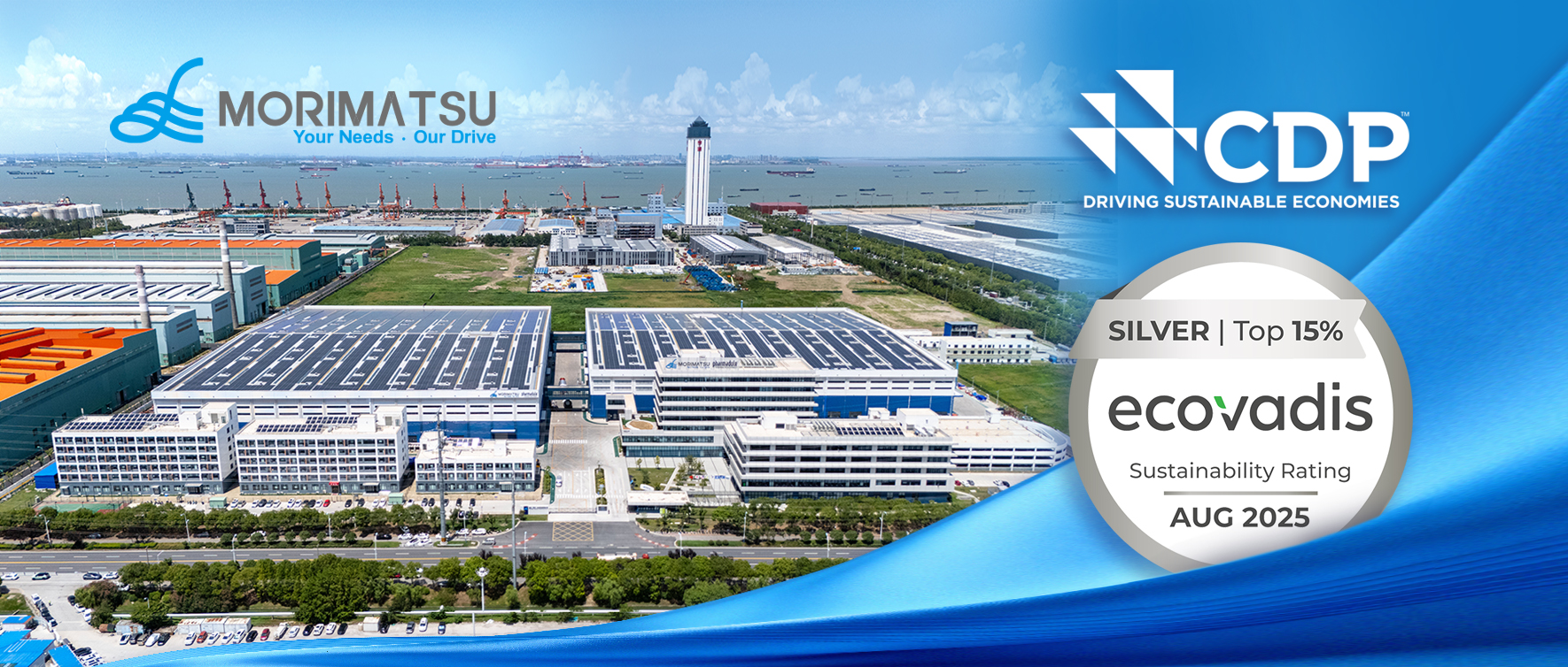 Morimatsu LifeSciences Recognized with CDP Management-Level Rating and EcoVadis Silver for Sustainability Performance